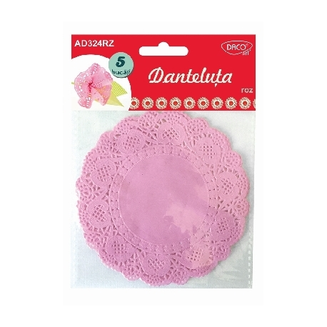Accesorii craft - ad324rz danteluta roz daco