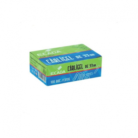 Agrafe hartie 33 mm ecada