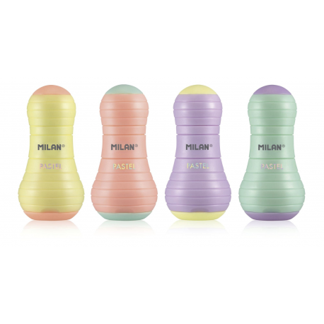 Ascutitoare cu radiera sway pastel milan