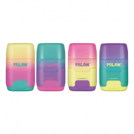 Ascutitoare plastic dubla cu container sunset milan