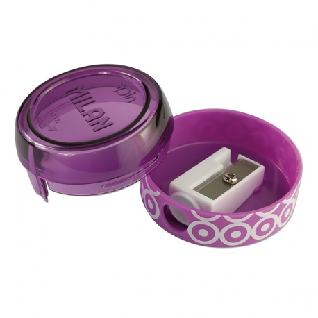 Ascutitoare plastic simpla cu container spin