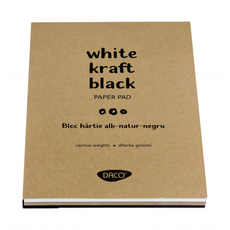 Bloc a4 alb-natur-negru 60 file daco bd403 sanito.ro imagine 2022 caserolepolistiren.ro