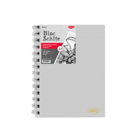 Bloc a5 schite 120g 80 file daco bd512
