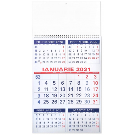 Calendar 5luni/12file 