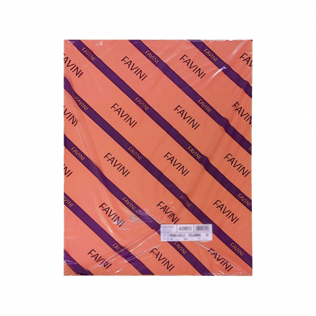 Carton color A1 50×70 cm 220g/mp Favini x 20coli-03 portocaliu Favini