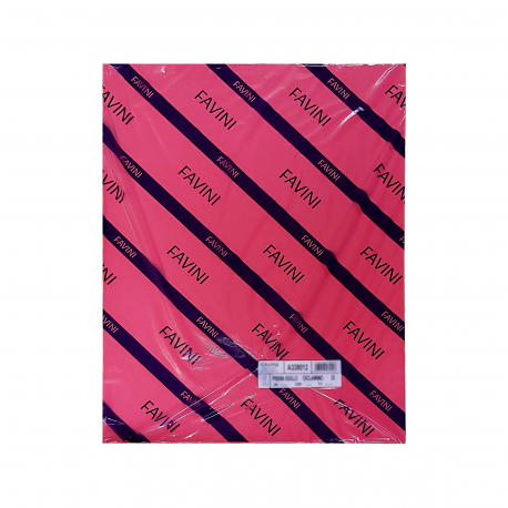 Carton color A1 50×70 cm 220g/mp Favini x 20coli-04 rosu Favini