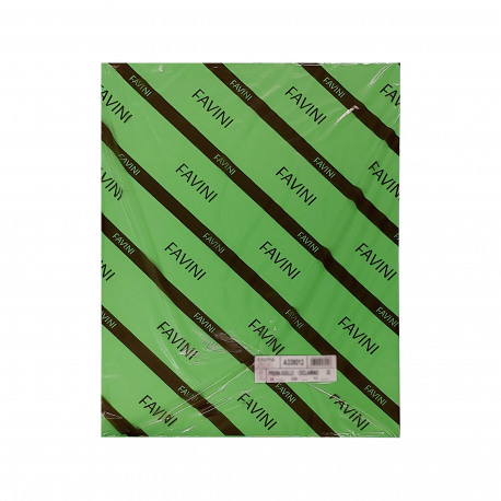Carton color A1 50×70 cm 220g/mp Favini x 20coli-37 verde Favini