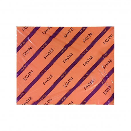 Carton color 70x100 cm 220g/mp favini x 10coli-03 portocaliu