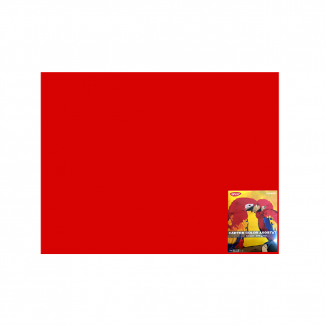 Carton color 50x65cm 240g/mp daco x 10 coli/top-cn240rc rosu craciun