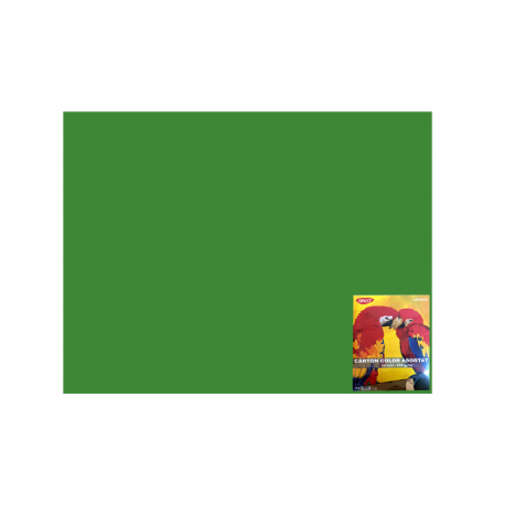 Carton color 50x65cm 240g/mp daco x 10 coli/top-cn240vc verde craciun