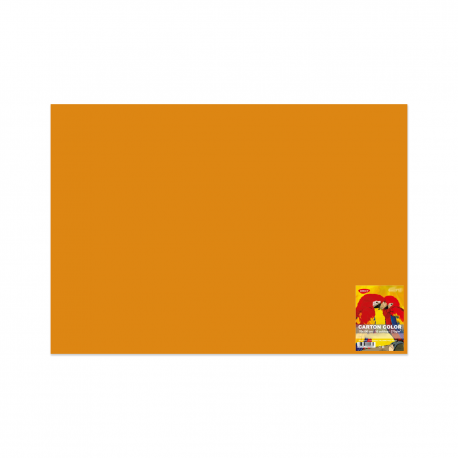 Carton color 70x100cm 270g/mp daco x 10 coli/top-cn271p portocaliu
