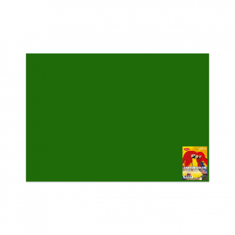 Carton color 70x100cm 270g/mp daco x 10 coli/top-cn271v verde