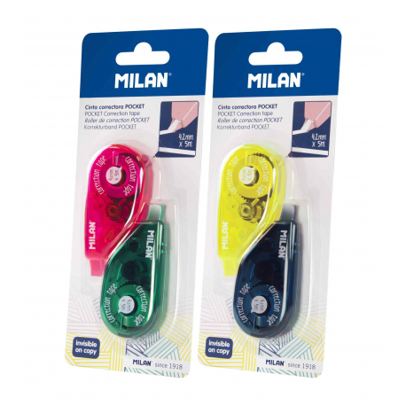 Corector banda pocket set 2 blister milan