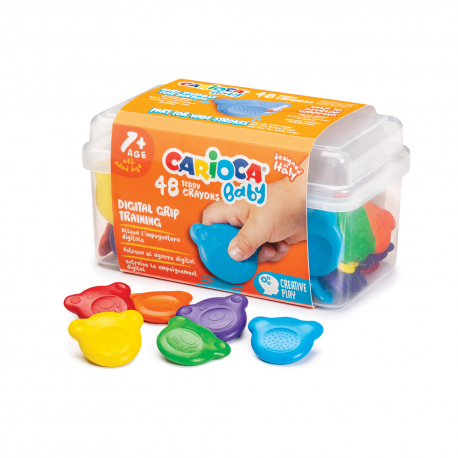 Creion cerat 48 culori teddy carioca