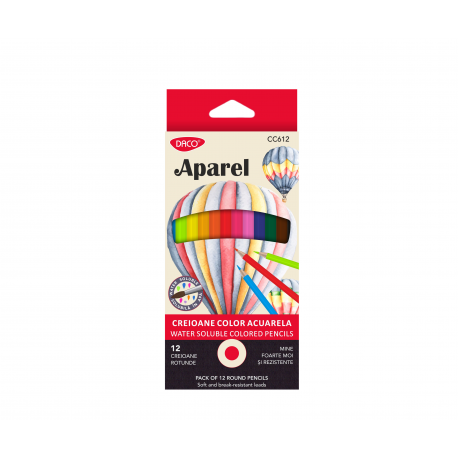 Creion color 12 acuarela daco cc612
