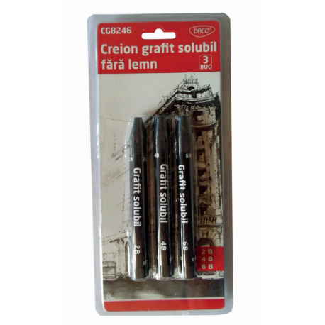 Creion grafit solubil fara lemn daco 