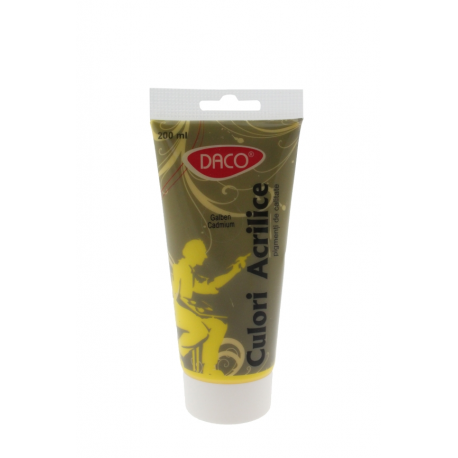 Culori acril 200ml daco galben cadmiu cu3200