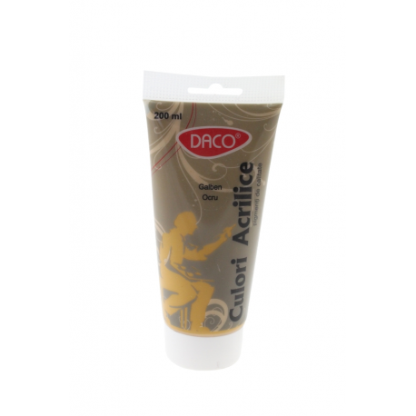 Culori acril 200ml daco galben ocru cu3200