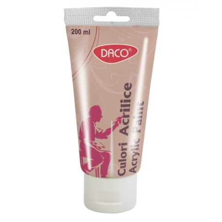 Culori acril 200ml daco roz fluorescent cu3200