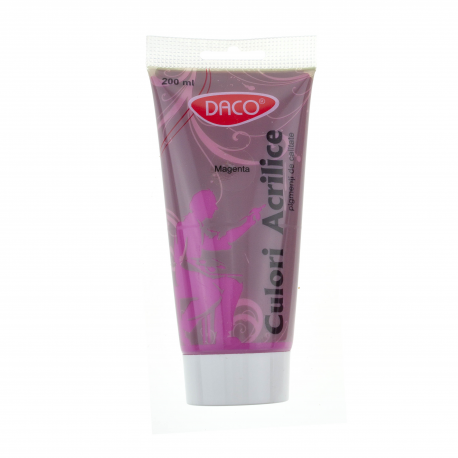Culori acril 200ml daco roz magenta cu3200