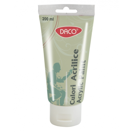 Culori acril 200ml daco verde metalizat cu3200
