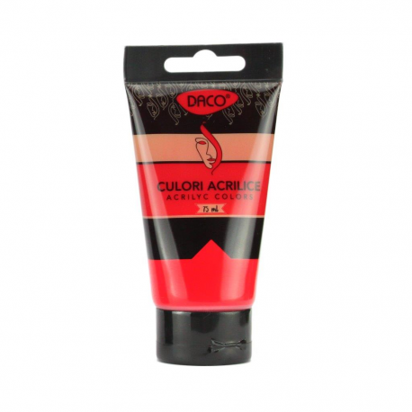 Culori acril 75ml daco roz magenta cu375m