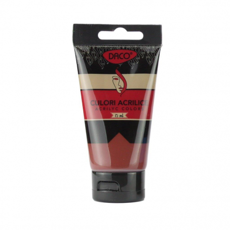 Culori acril 75ml daco siena arsa cu375sa