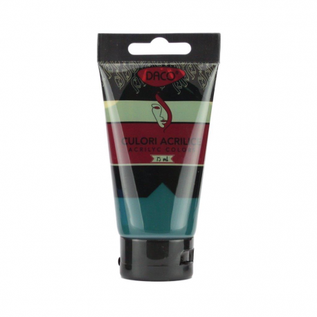 Culori acril 75ml daco verde ftalocianin cu375vf