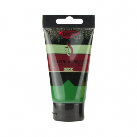 Culori acril 75ml daco verde sap cu375vs