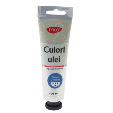 Culori ulei 100ml daco albastru ceruleum cu4100