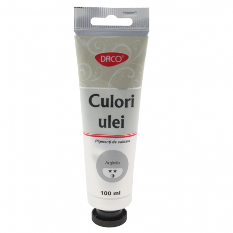 Culori ulei 100ml daco argintiu cu4100