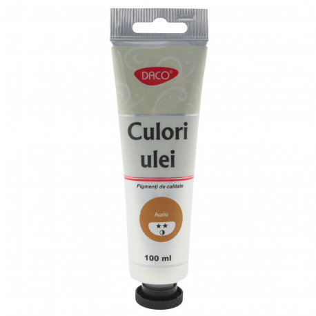 Culori ulei 100ml daco auriu cu4100