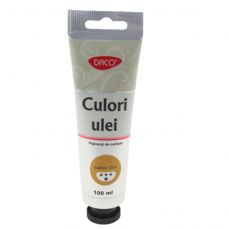 Culori ulei 100ml daco galben ocru cu4100