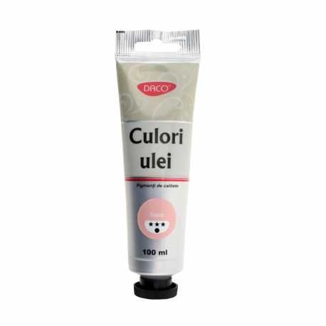 Culori ulei 100ml daco sepia cu4100