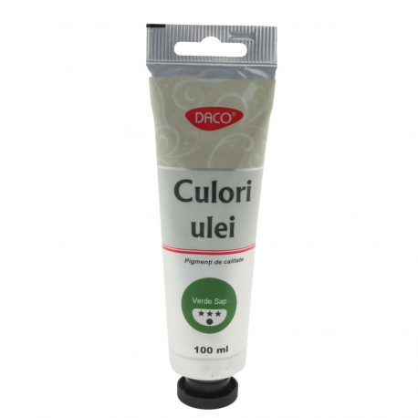 Culori ulei 100ml daco verde sap cu4100