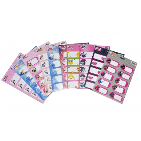 Etichete scolare 3/set 10buc/coala