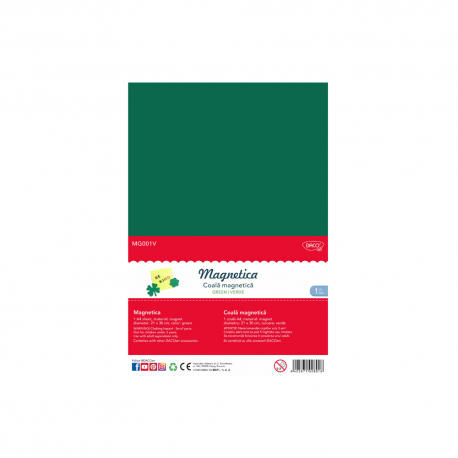 Folie magnetica a4 verde daco