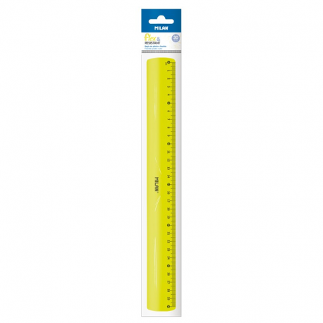 Liniar 30cm flexibil galben milan