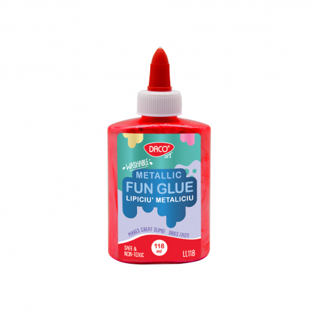 Lipici metalizat 118ml metaliciu daco ll118