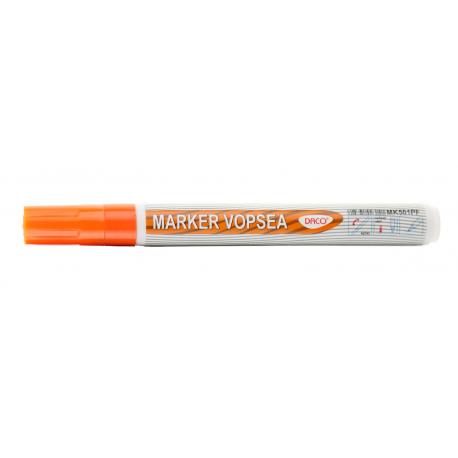 Marker vopsea daco portocaliu fluo mk501pf