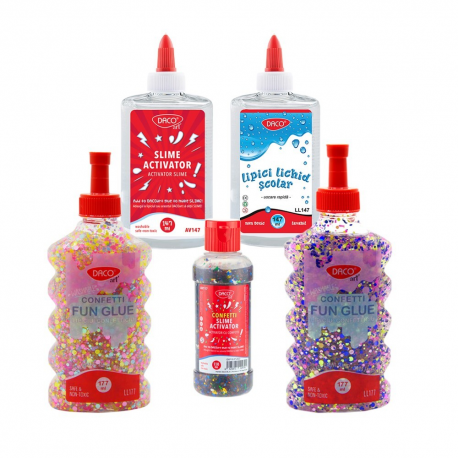 Pachet slime confetti