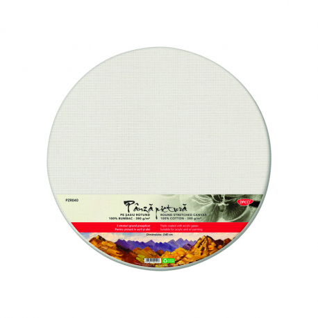 Panza pictura pe sasiu rotund 40cm daco pzr040