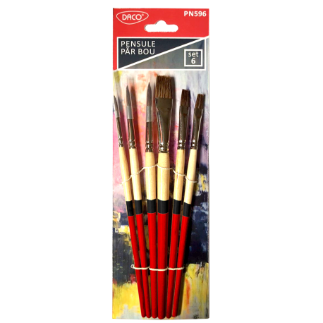 Pensule set 6 par bou daco pn596