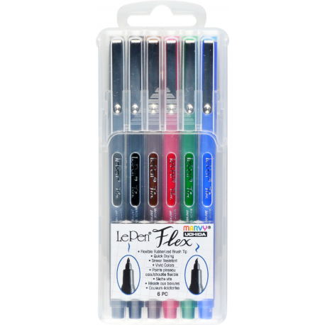 Pix liner set 6 le pen flex marvy