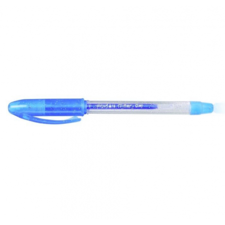 Pix pensan gel glitter albastru