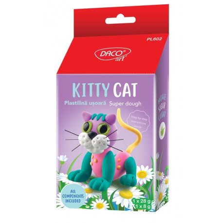 Plastilina usoara kitty cat pl602 daco