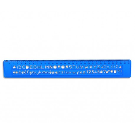 Sablon 30 cm pentru litere si cifre drepte rio