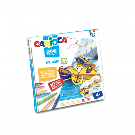 Set 3d + 10 carioci mr.boat carioca
