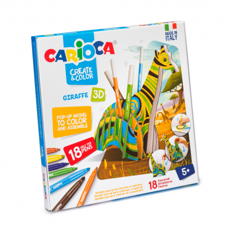 Set 3d + 18 carioci girafa carioca