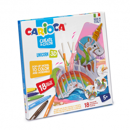 Set 3d + 18 carioci unicorn carioca sanito.ro